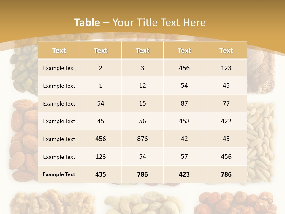 Pine Variation Heap PowerPoint Template