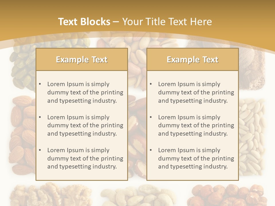 Pine Variation Heap PowerPoint Template