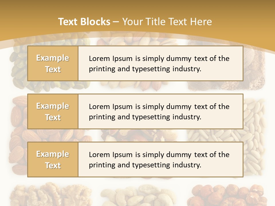 Pine Variation Heap PowerPoint Template