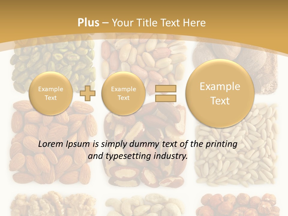 Pine Variation Heap PowerPoint Template