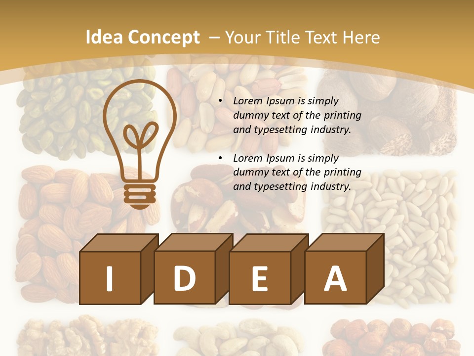 Pine Variation Heap PowerPoint Template