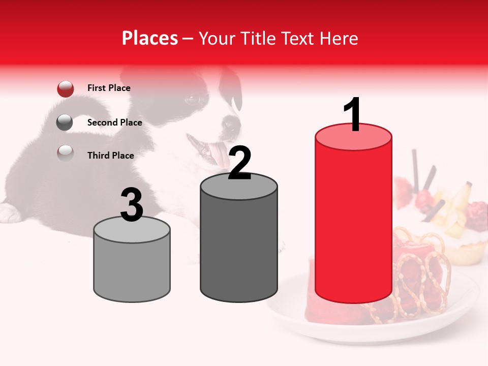 Young Top Puppy PowerPoint Template