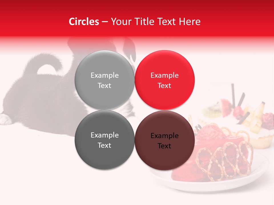 Young Top Puppy PowerPoint Template