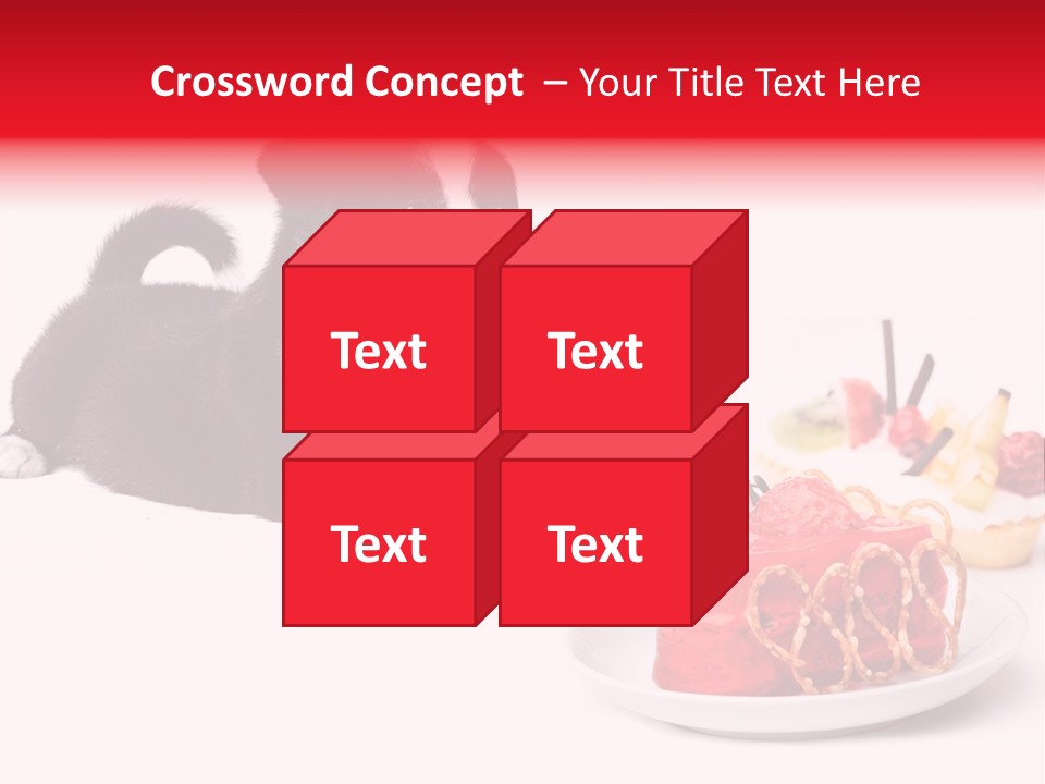 Young Top Puppy PowerPoint Template