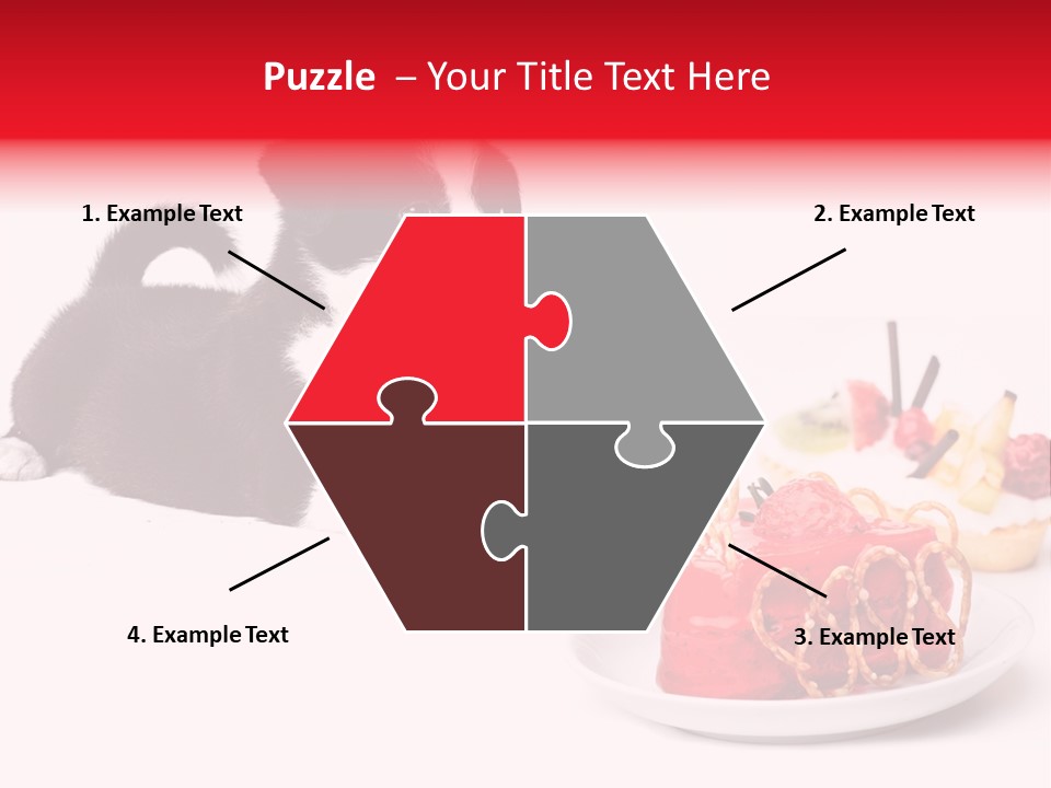 Young Top Puppy PowerPoint Template