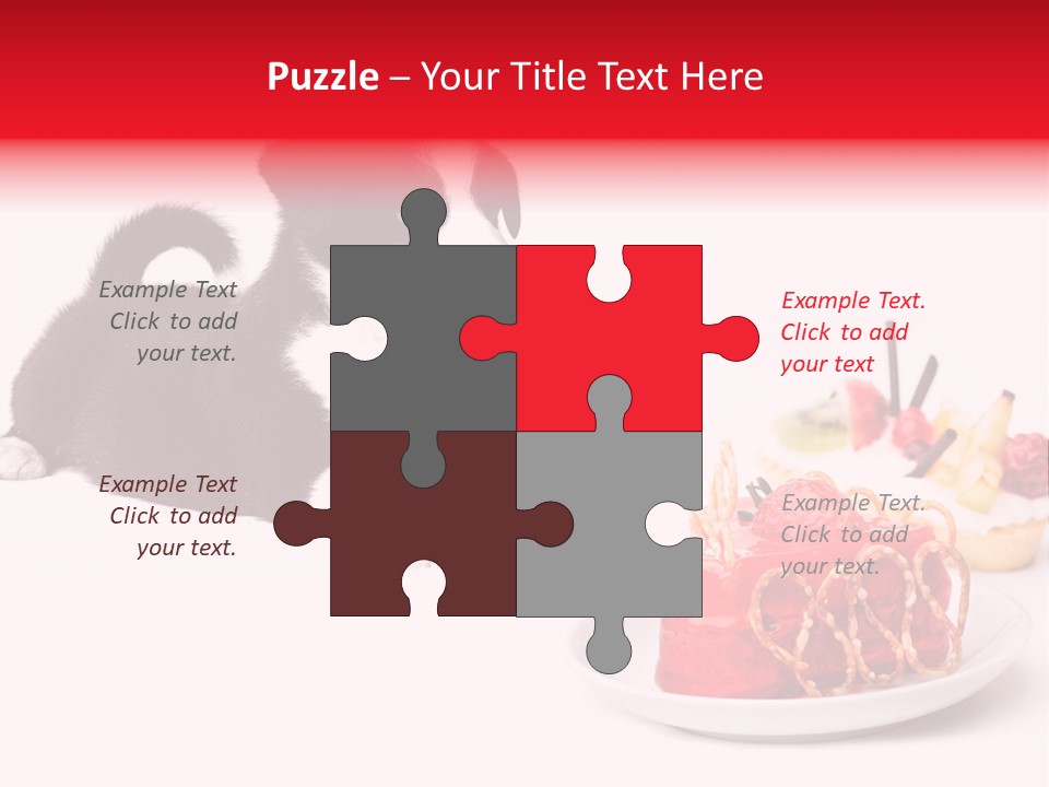 Young Top Puppy PowerPoint Template