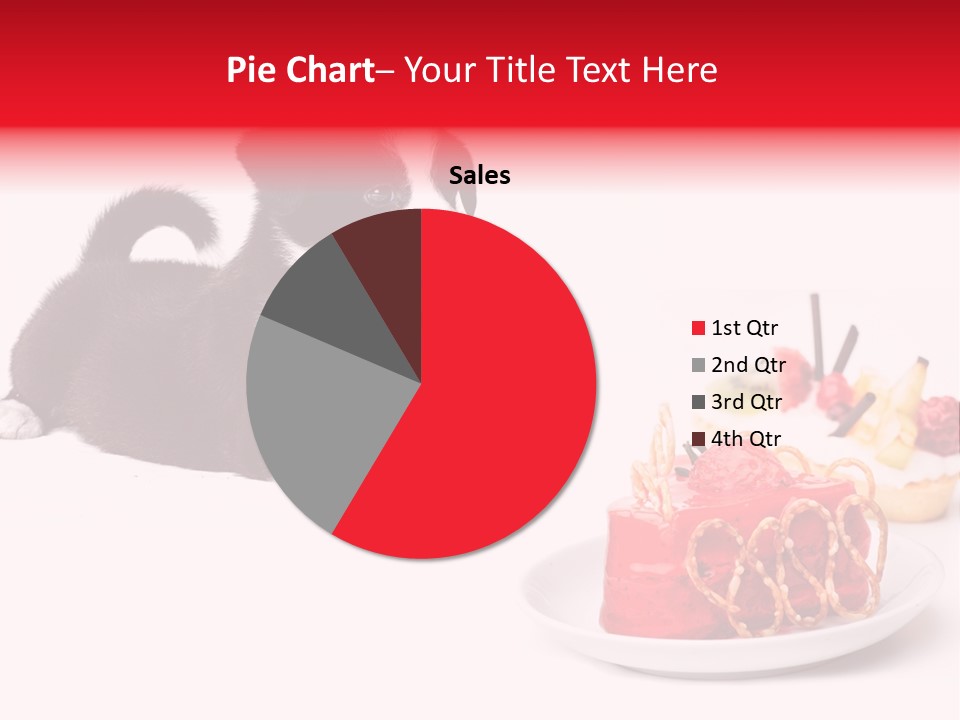 Young Top Puppy PowerPoint Template
