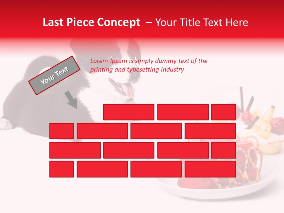 Young Top Puppy PowerPoint Template