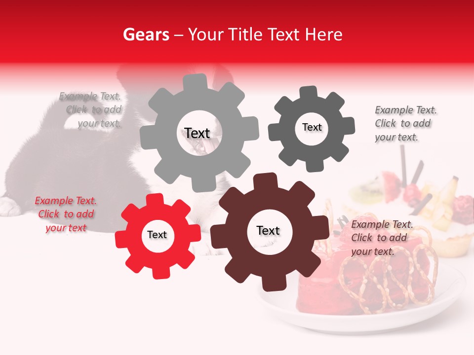 Young Top Puppy PowerPoint Template