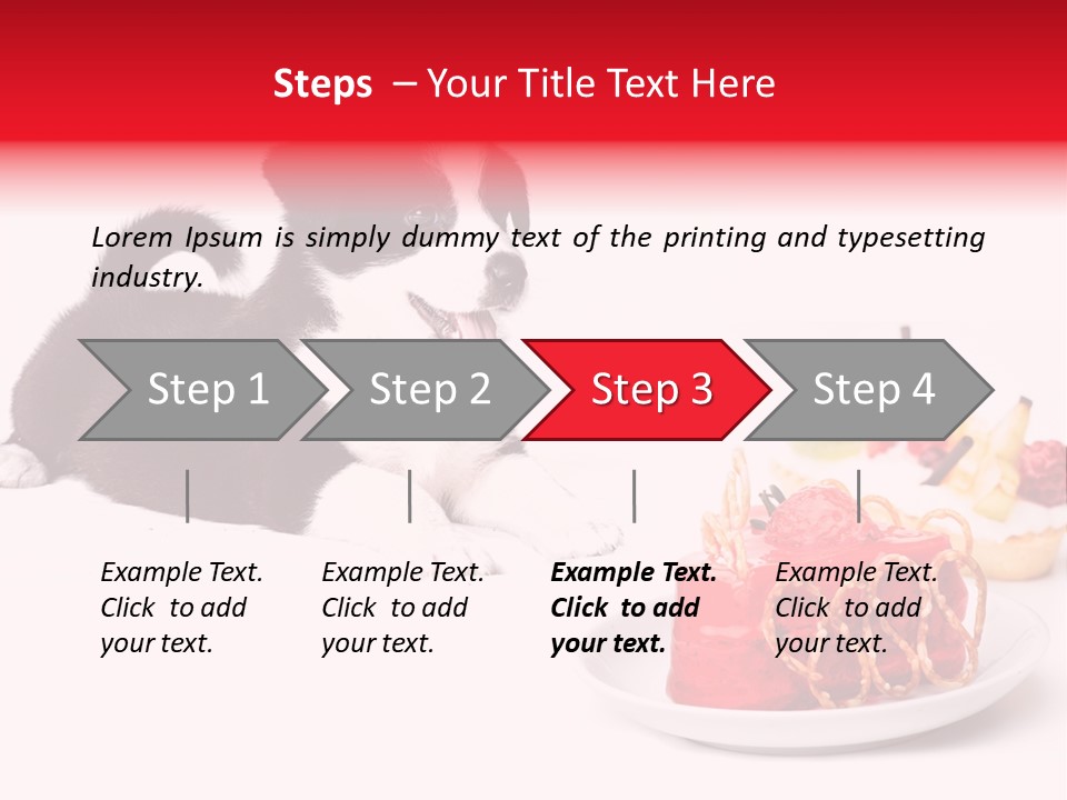 Young Top Puppy PowerPoint Template