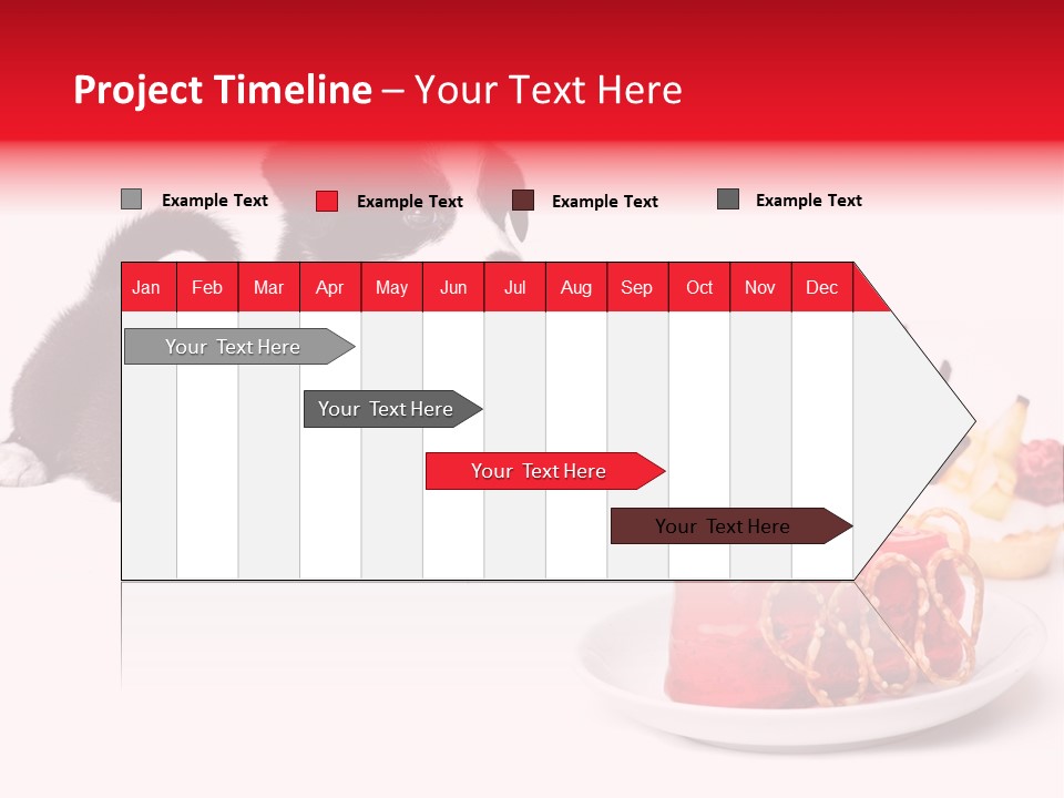 Young Top Puppy PowerPoint Template