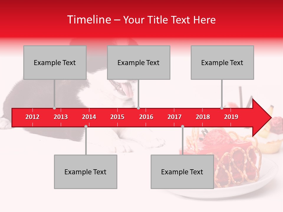Young Top Puppy PowerPoint Template
