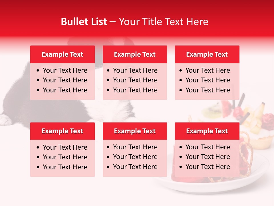 Young Top Puppy PowerPoint Template