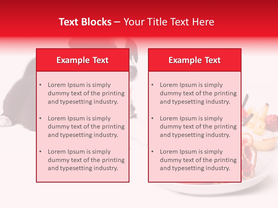 Young Top Puppy PowerPoint Template