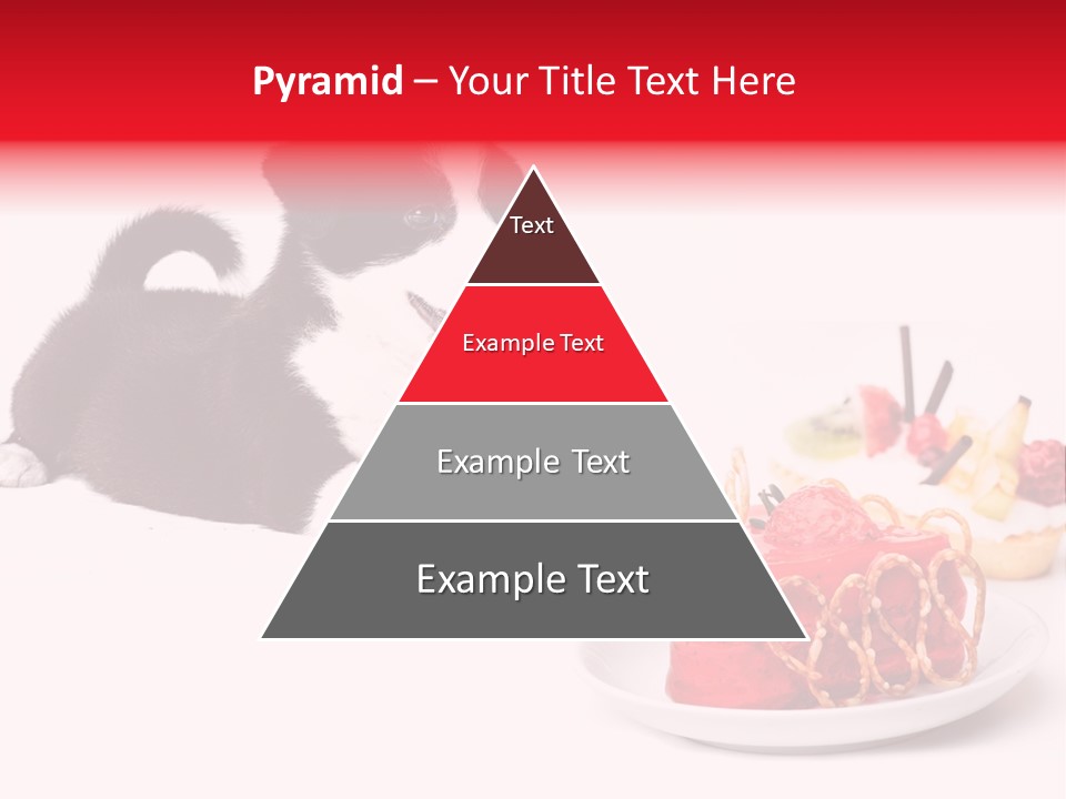 Young Top Puppy PowerPoint Template