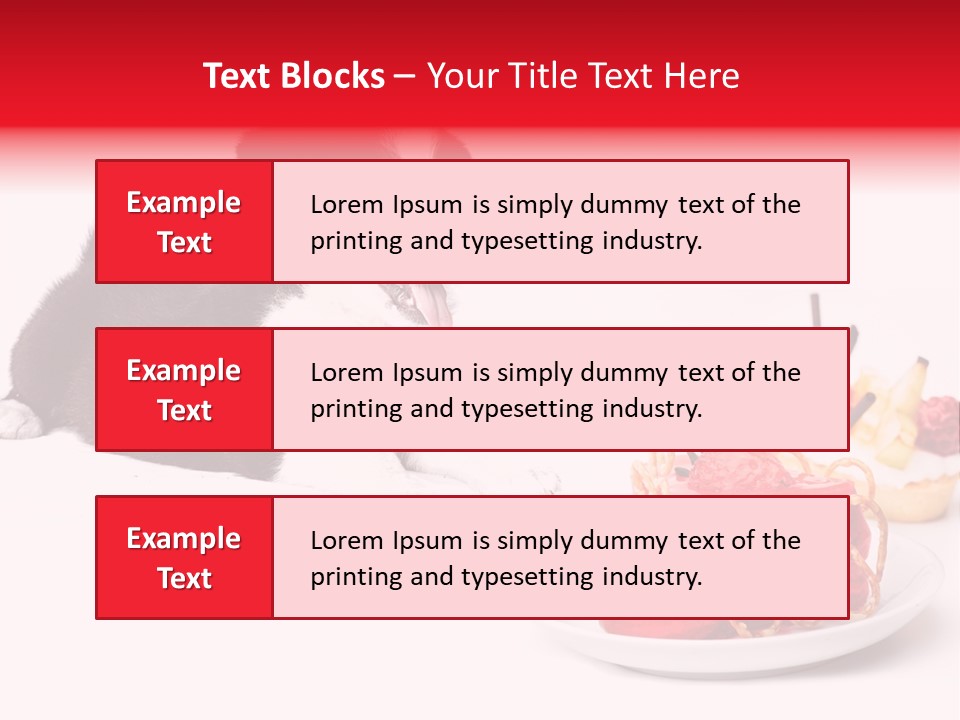 Young Top Puppy PowerPoint Template