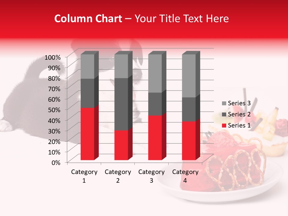 Young Top Puppy PowerPoint Template