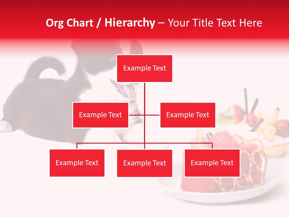 Young Top Puppy PowerPoint Template