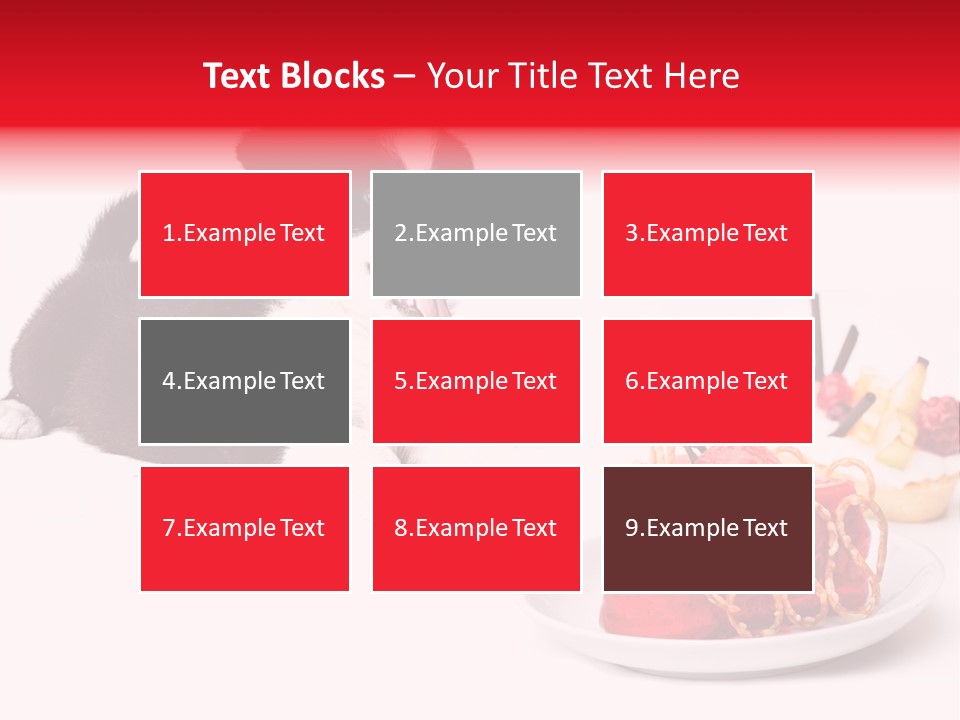 Young Top Puppy PowerPoint Template