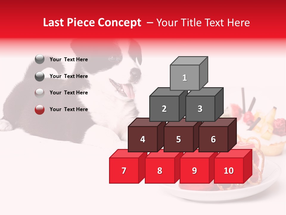 Young Top Puppy PowerPoint Template