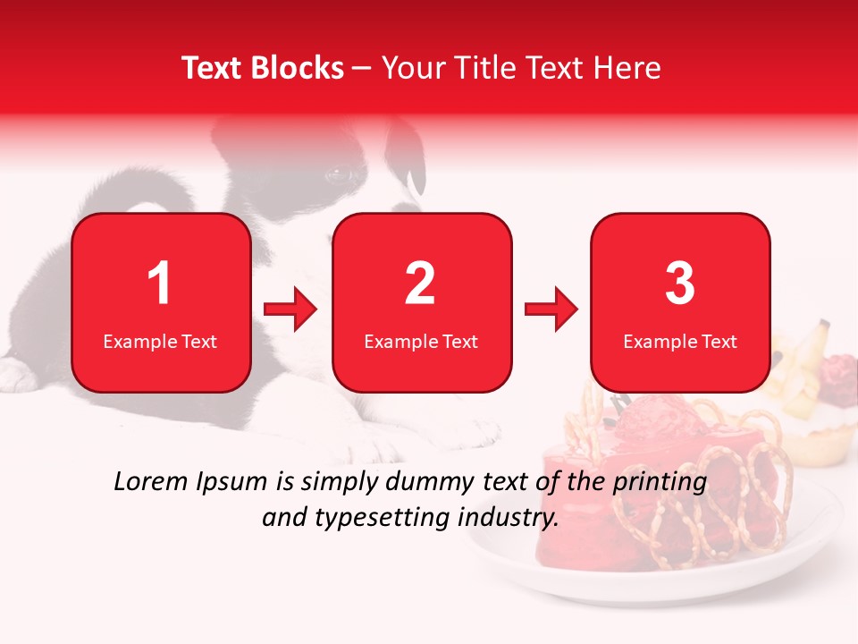 Young Top Puppy PowerPoint Template