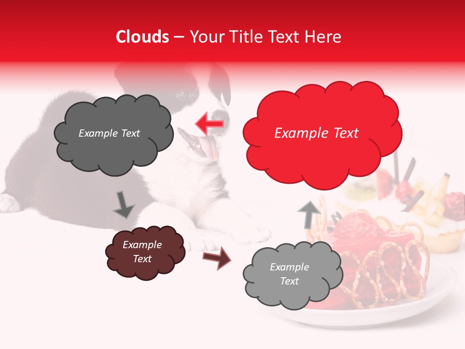Young Top Puppy PowerPoint Template
