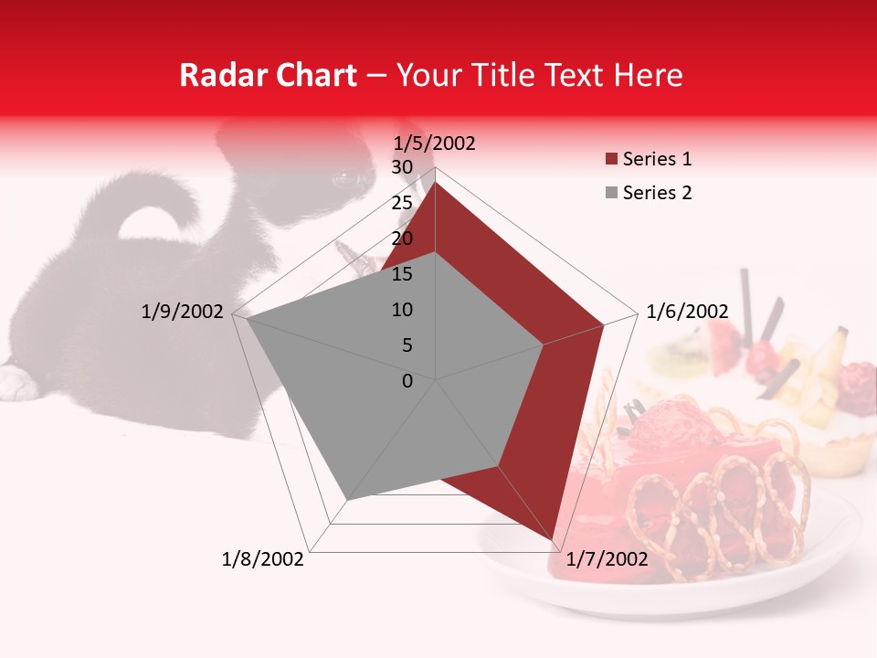 Young Top Puppy PowerPoint Template