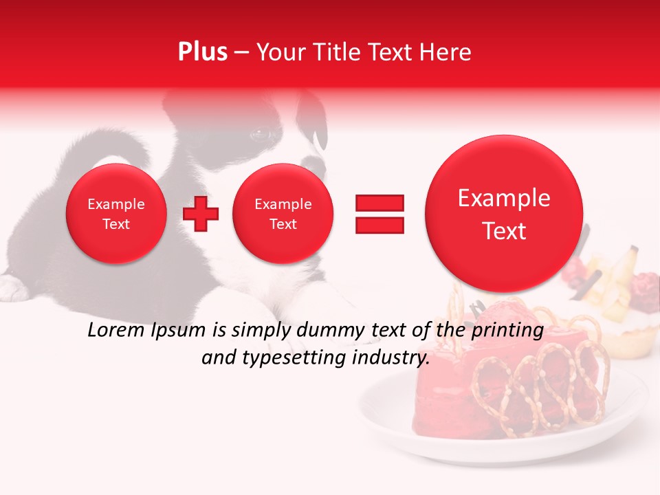 Young Top Puppy PowerPoint Template