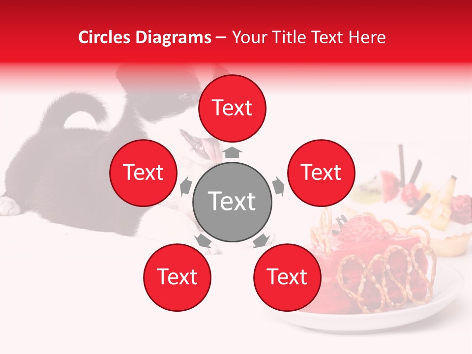 Young Top Puppy PowerPoint Template