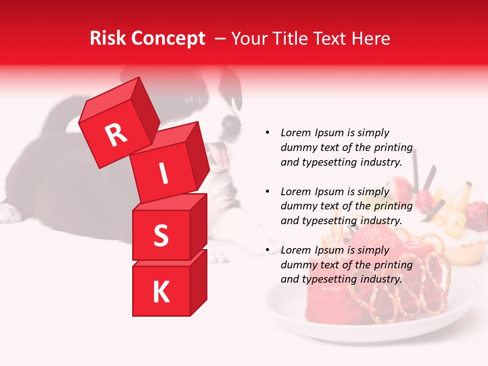 Young Top Puppy PowerPoint Template