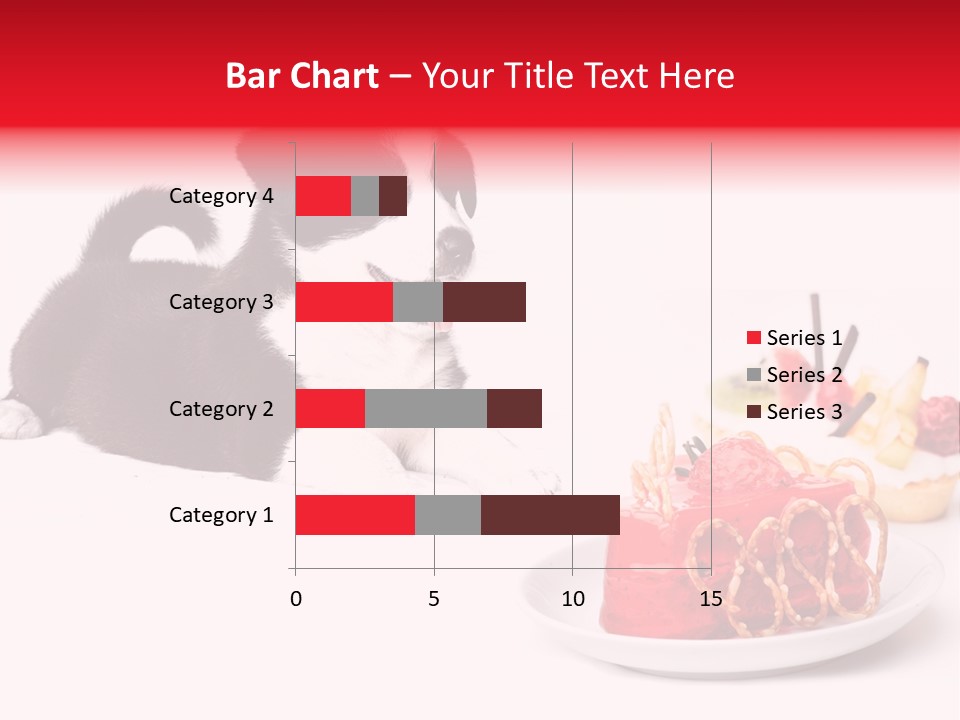 Young Top Puppy PowerPoint Template