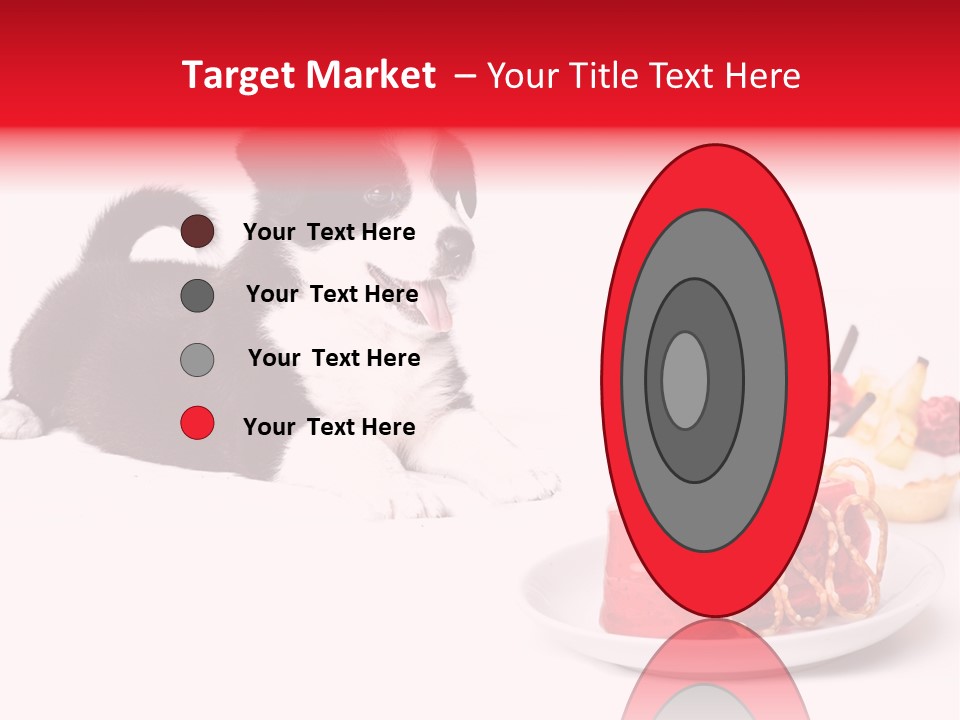 Young Top Puppy PowerPoint Template