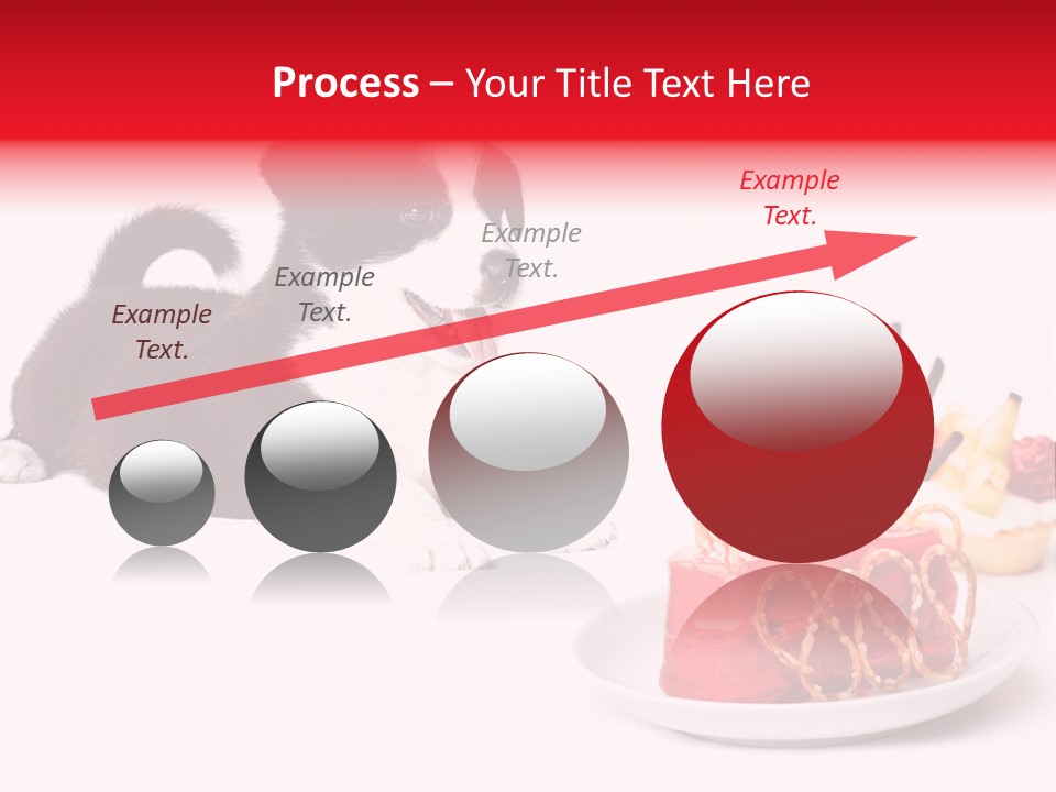 Young Top Puppy PowerPoint Template