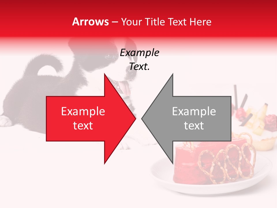 Young Top Puppy PowerPoint Template