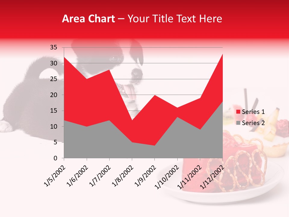 Young Top Puppy PowerPoint Template