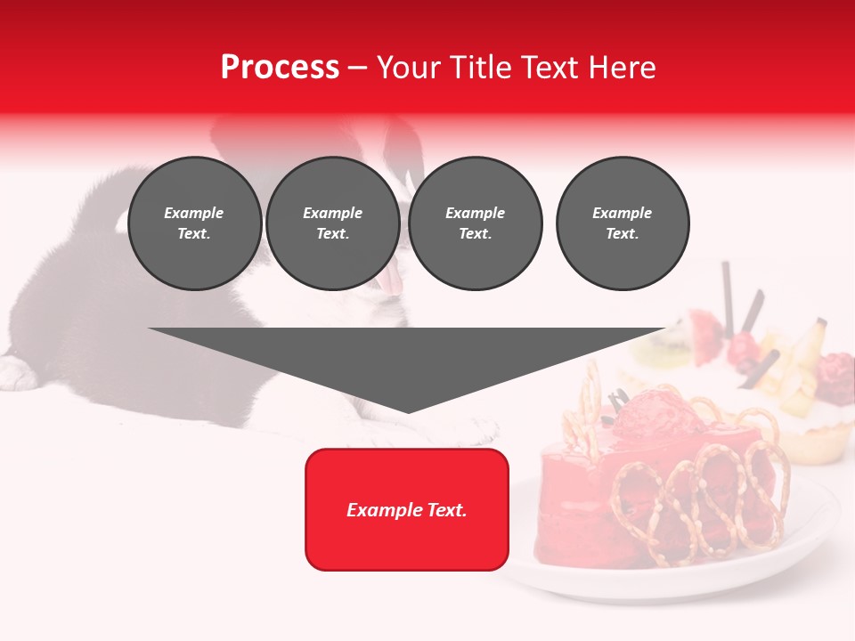 Young Top Puppy PowerPoint Template