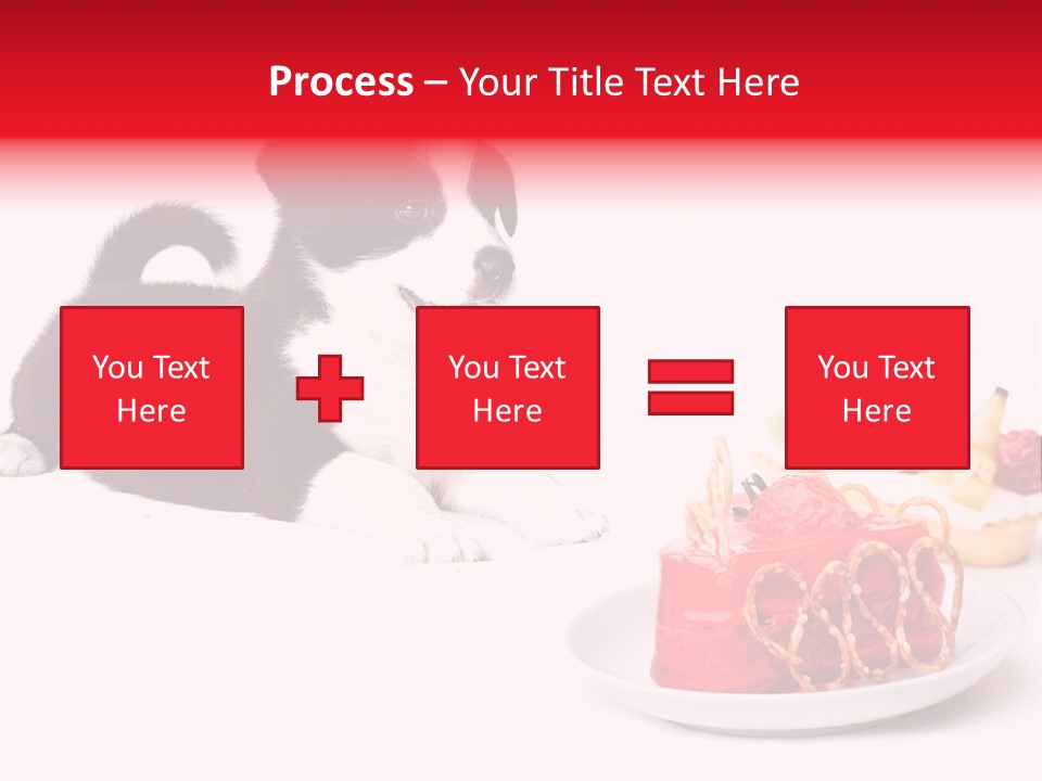 Young Top Puppy PowerPoint Template