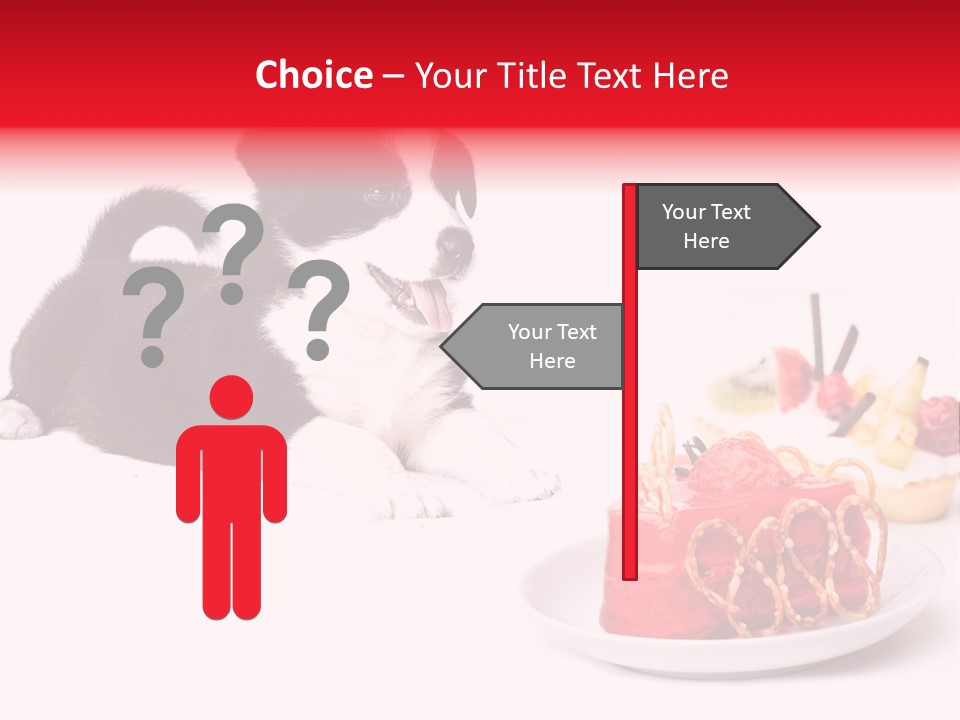 Young Top Puppy PowerPoint Template