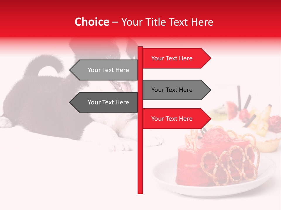 Young Top Puppy PowerPoint Template