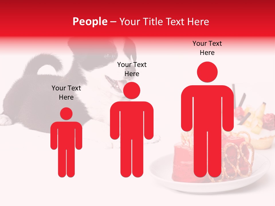 Young Top Puppy PowerPoint Template