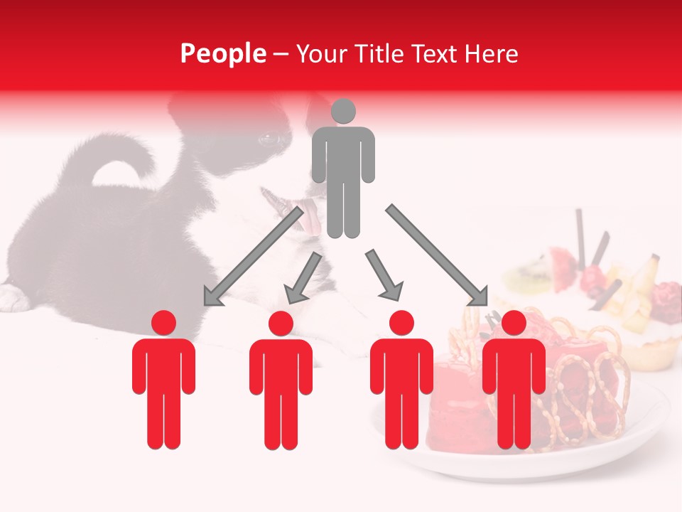 Young Top Puppy PowerPoint Template