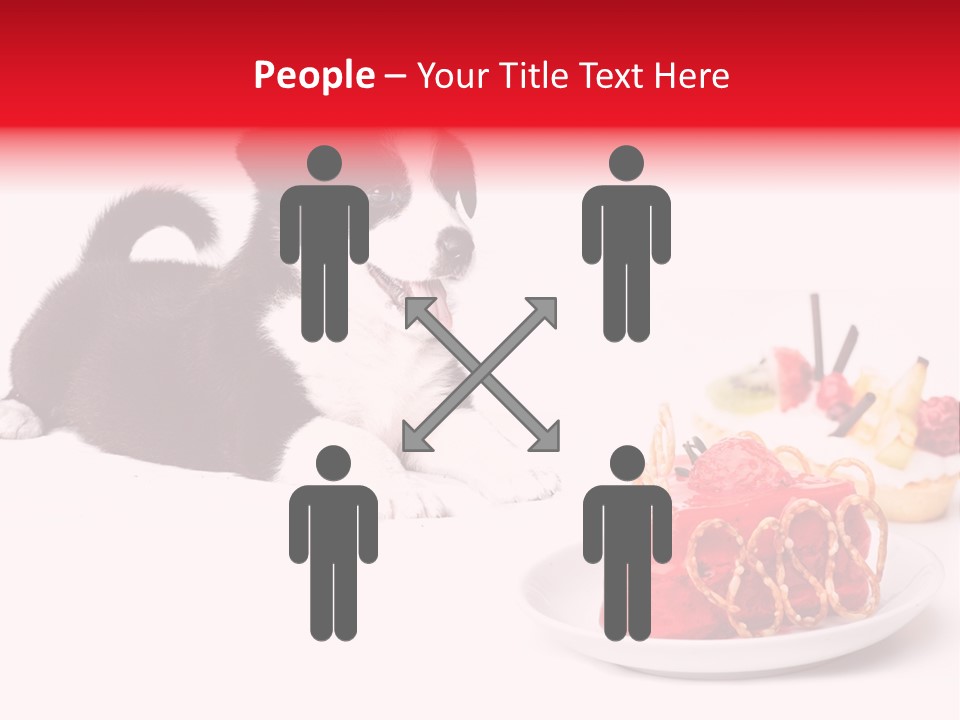 Young Top Puppy PowerPoint Template