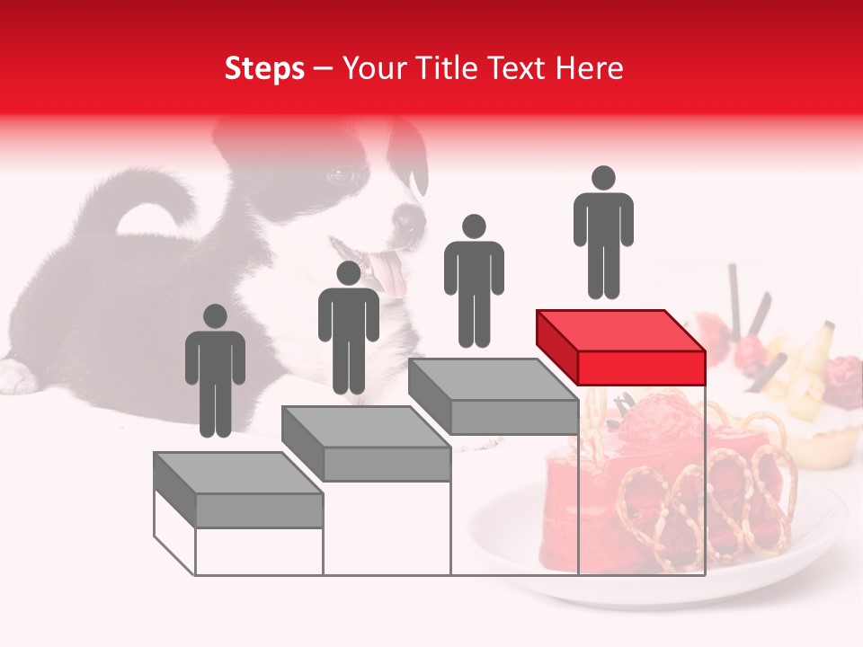 Young Top Puppy PowerPoint Template