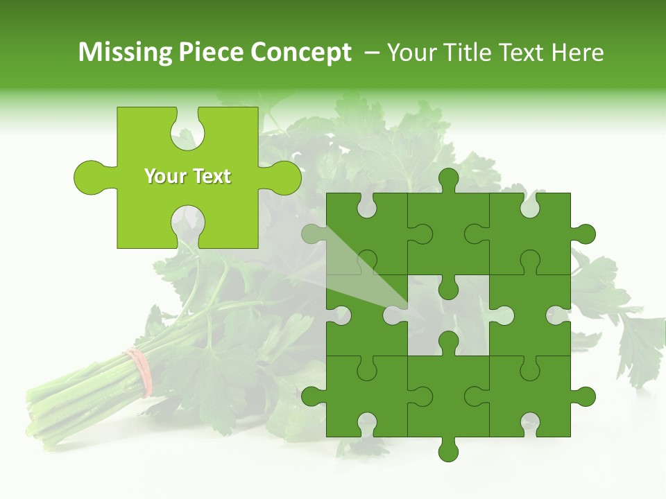 Petroselinum Crispum Soup Spices PowerPoint Template