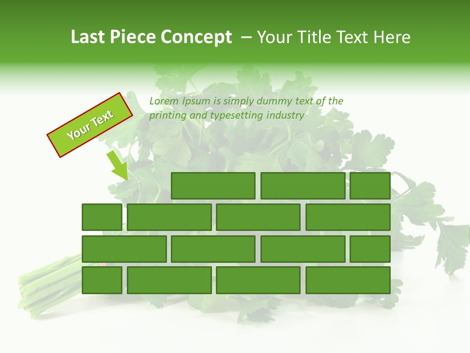 Petroselinum Crispum Soup Spices PowerPoint Template