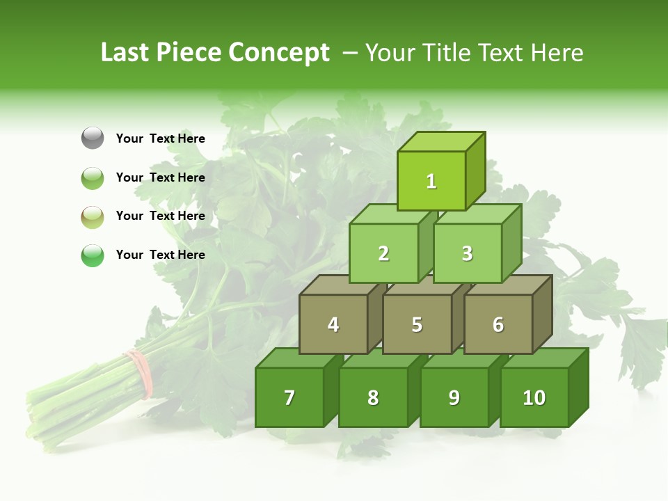 Petroselinum Crispum Soup Spices PowerPoint Template