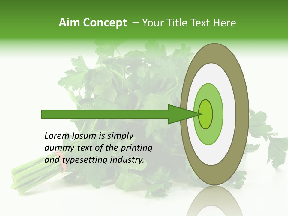 Petroselinum Crispum Soup Spices PowerPoint Template