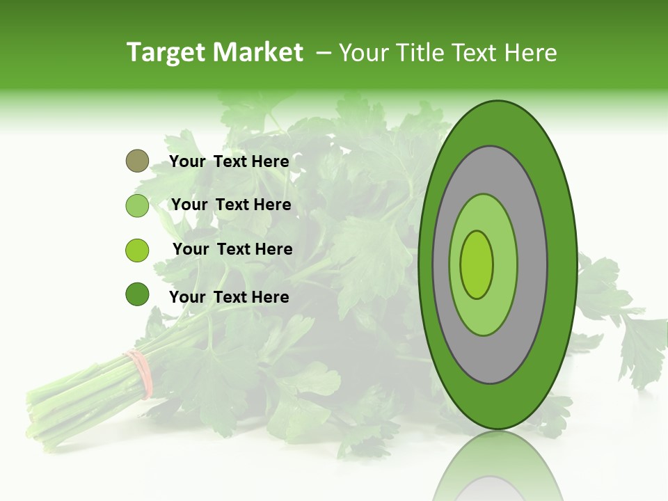 Petroselinum Crispum Soup Spices PowerPoint Template