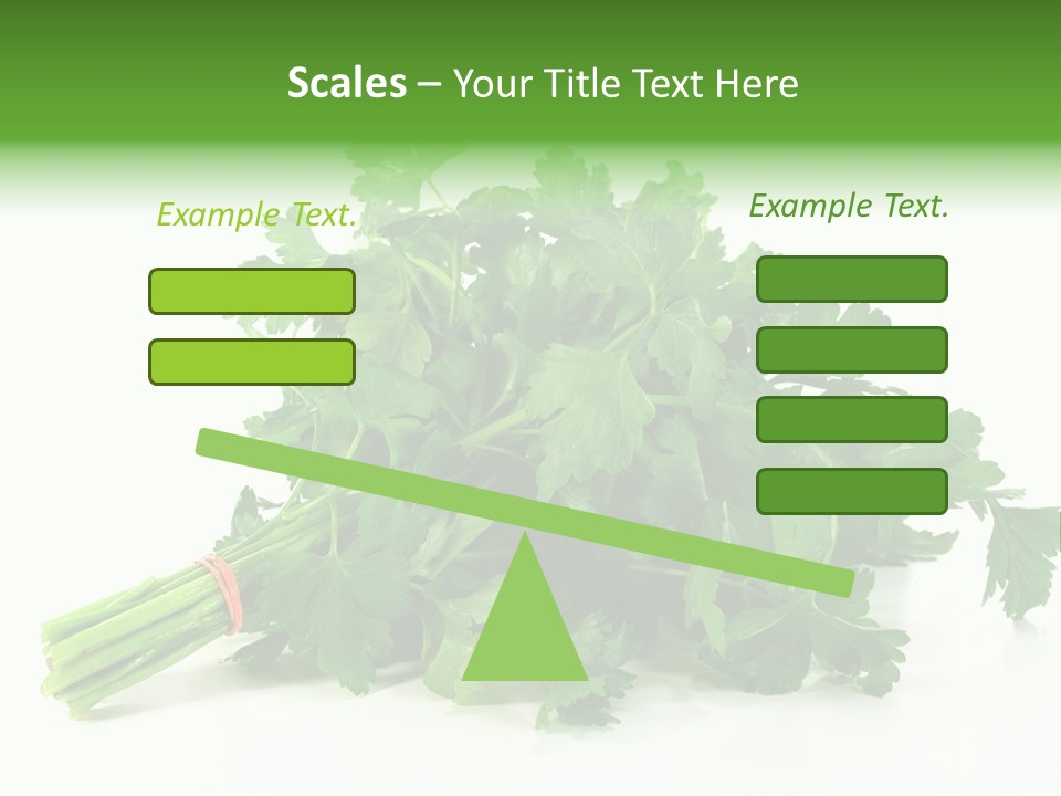 Petroselinum Crispum Soup Spices PowerPoint Template