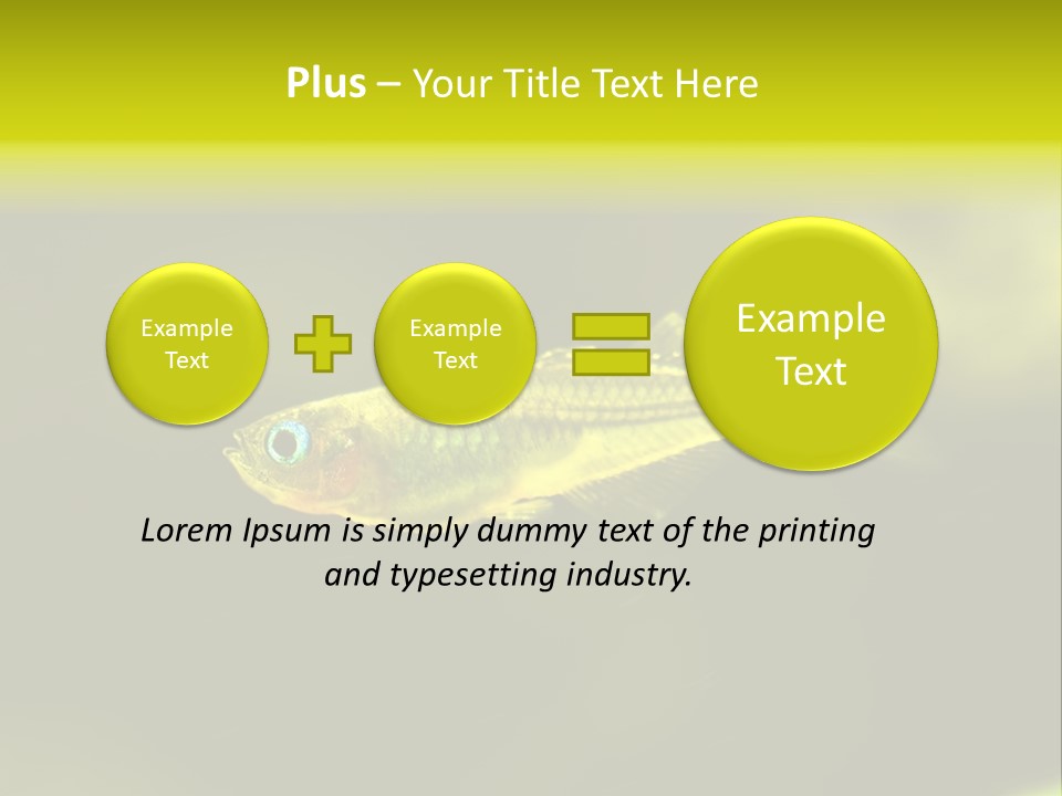 Amazon Fish Tank PowerPoint Template